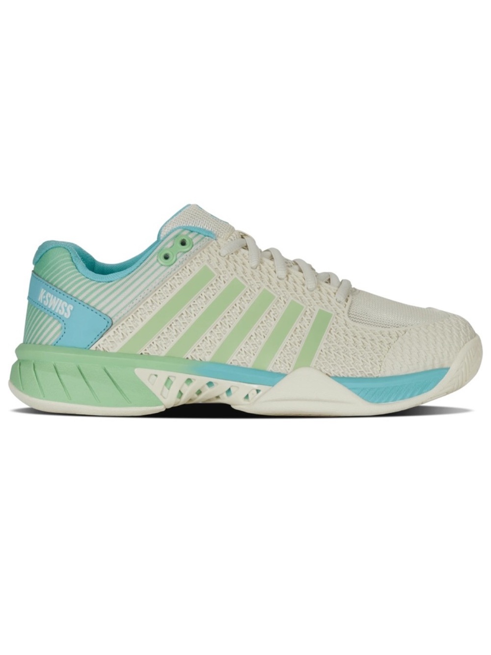 K-Swiss Women's Cream, Mint & Aqua Pickleball Shoe